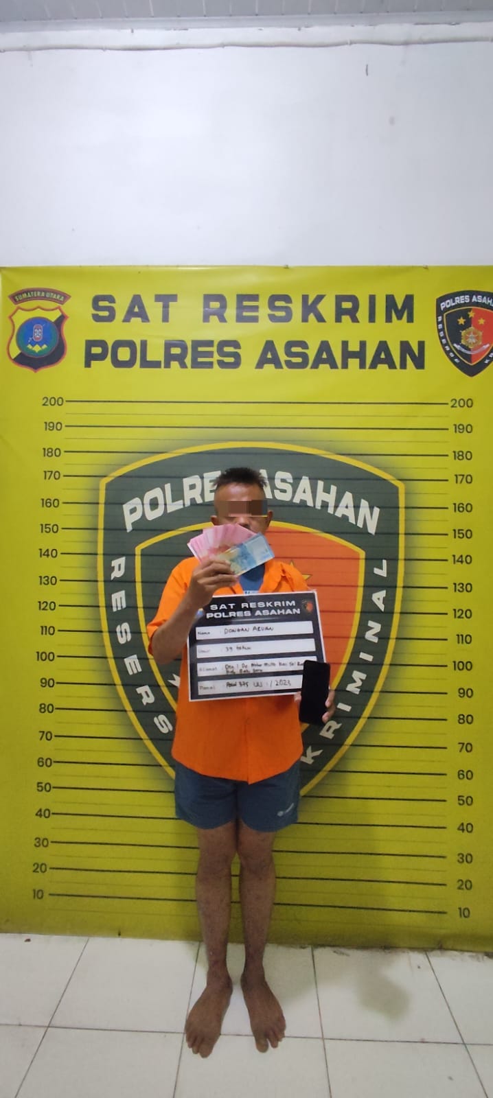 POLRES ASAHAN UNGKAP KASUS PEREDARAN UANG PALSU DI KISARAN