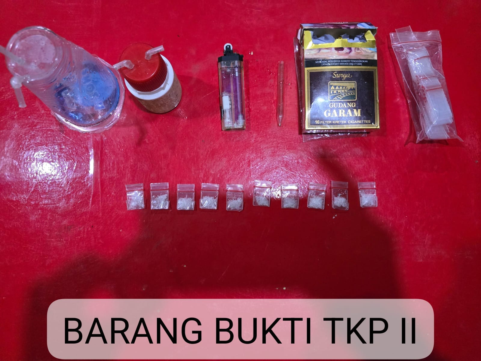 Lima Pengedar dan Pengguna Sabu Diamankan Satres Narkoba Polres Asahan di Kecamatan Sei Dadap