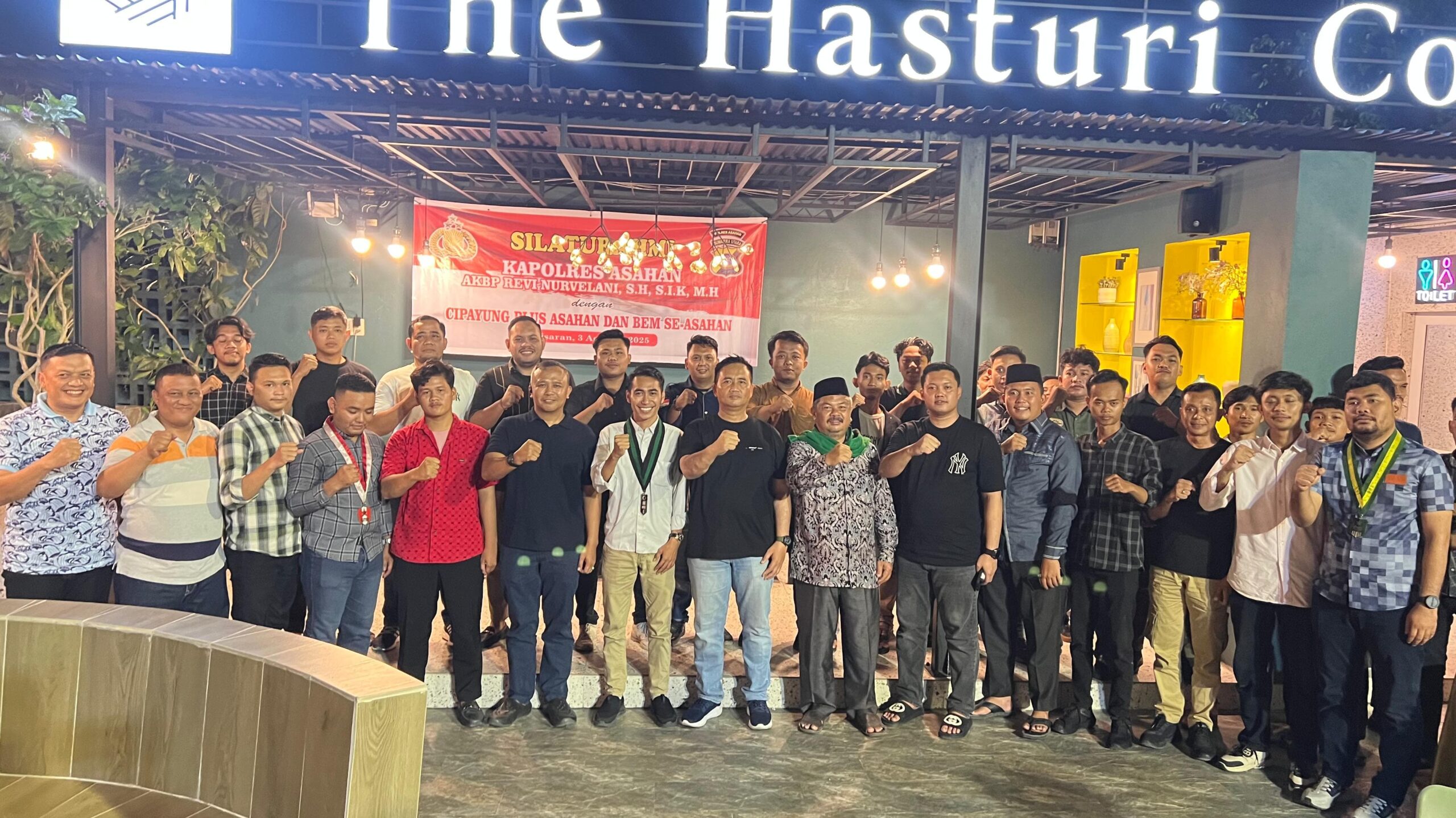 Kapolres Asahan Gelar Silaturahmi Bersama Cipayung Plus dan BEM Se-Asahan